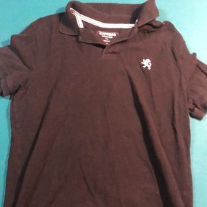 Black express polo tee